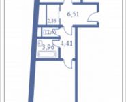1-комнатная квартира площадью 53.9 кв.м, Кудрявцева, 15 | цена 6 033 867 руб. | www.metrprice.ru