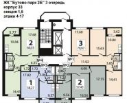 2-комнатная квартира площадью 57.4 кв.м, Новое ш., 33 | цена 4 800 000 руб. | www.metrprice.ru