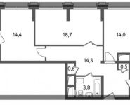 2-комнатная квартира площадью 70.55 кв.м, Красногвардейский б-р, д. 15 | цена 18 700 000 руб. | www.metrprice.ru