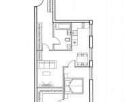 2-комнатная квартира площадью 61.2 кв.м в Лофт-проект "Kleinhouse", Красносельская Нижняя ул., 35 | цена 15 094 352 руб. | www.metrprice.ru