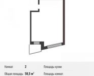2-комнатная квартира площадью 58.5 кв.м, Турова ул., 12А | цена 4 100 000 руб. | www.metrprice.ru