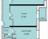 2-комнатная квартира площадью 63.66 кв.м, Октябрьская, к9 | цена 5 256 373 руб. | www.metrprice.ru