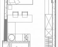 1-комнатная квартира площадью 26.77 кв.м, 1-я улица Леонова, 1 | цена 4 927 875 руб. | www.metrprice.ru