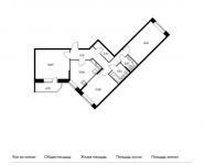 3-комнатная квартира площадью 80.6 кв.м,  | цена 7 785 960 руб. | www.metrprice.ru