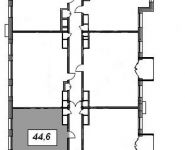 1-комнатная квартира площадью 45 кв.м, Рязанский переулок , д. 13 | цена 14 816 560 руб. | www.metrprice.ru