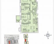 3-комнатная квартира площадью 80 кв.м, Ореховый бульвар, влд.24 к2 | цена 11 371 500 руб. | www.metrprice.ru