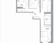 3-комнатная квартира площадью 74.08 кв.м, Новорязанское шоссе, 11, корп.11 | цена 5 012 252 руб. | www.metrprice.ru