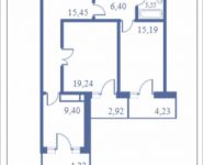 2-комнатная квартира площадью 87.7 кв.м, Кудрявцева, 15 | цена 9 628 828 руб. | www.metrprice.ru