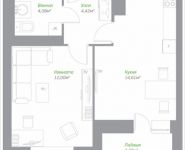 1-комнатная квартира площадью 36.5 кв.м, Володарское шоссе, 23 | цена 2 862 476 руб. | www.metrprice.ru