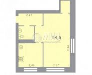 1-комнатная квартира площадью 31.1 кв.м, Каширское ш., 95 | цена 2 375 000 руб. | www.metrprice.ru