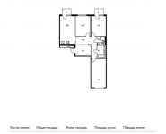 3-комнатная квартира площадью 92.9 кв.м, Красноказарменная ул, 14Ак4 | цена 20 465 870 руб. | www.metrprice.ru