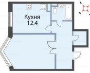 1-комнатная квартира площадью 46.3 кв.м в ЖК "Gazoil Park", улица Победы, 1 | цена 3 333 600 руб. | www.metrprice.ru