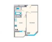 1-комнатная квартира площадью 42.1 кв.м, Северная ул., 10 | цена 2 862 800 руб. | www.metrprice.ru