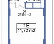 1-комнатная квартира площадью 41.72 кв.м, Кудрявцева, IV | цена 5 195 720 руб. | www.metrprice.ru
