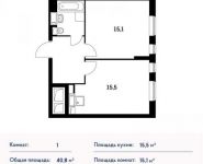 1-комнатная квартира площадью 3 кв.м, Маршала Захарова ул., 7 | цена 6 389 280 руб. | www.metrprice.ru