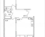 2-комнатная квартира площадью 64.25 кв.м, Дружбы, 49 | цена 5 043 625 руб. | www.metrprice.ru