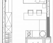 1-комнатная квартира площадью 26.77 кв.м, 1-я улица Леонова, 1 | цена 4 927 875 руб. | www.metrprice.ru