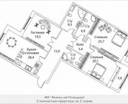 3-комнатная квартира площадью 142 кв.м, Погодинская улица, 2/3 стр 1,2,3,4, корп.1 | цена 87 107 300 руб. | www.metrprice.ru