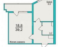 1-комнатная квартира площадью 40 кв.м, Атласова ул., 7К1 | цена 4 350 000 руб. | www.metrprice.ru