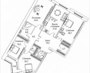 4-комнатная квартира площадью 177 кв.м, Погодинская улица, 2/3 стр 1,2,3,4, корп.1 | цена 120 754 400 руб. | www.metrprice.ru