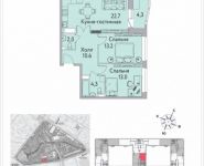 2-комнатная квартира площадью 69 кв.м, Золоторожский Вал, 11, стр. 9, корп.9 | цена 12 732 128 руб. | www.metrprice.ru