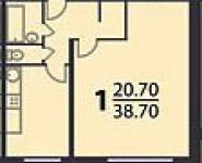 1-комнатная квартира площадью 39 кв.м, Борисовские Пруды ул., 16К2 | цена 6 500 000 руб. | www.metrprice.ru