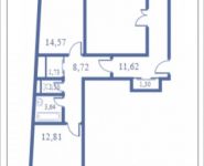 3-комнатная квартира площадью 106.1 кв.м, Кудрявцева, 12 | цена 10 503 900 руб. | www.metrprice.ru