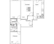 3-комнатная квартира площадью 73.43 кв.м, 2-я Муравская | цена 10 029 363 руб. | www.metrprice.ru