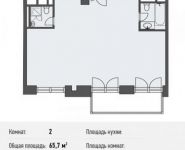 2-комнатная квартира площадью 67.6 кв.м, Люсиновский 3-й пер., 1 | цена 22 850 000 руб. | www.metrprice.ru