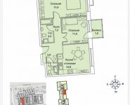 2-комнатная квартира площадью 61 кв.м, Ореховый бульвар, влд.24 к2 | цена 9 624 100 руб. | www.metrprice.ru