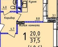 1-комнатная квартира площадью 41 кв.м,  | цена 2 650 000 руб. | www.metrprice.ru