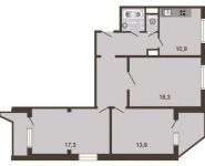 3-комнатная квартира площадью 80 кв.м, Липчанского ул, д. 1 | цена 7 447 000 руб. | www.metrprice.ru