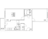 2-комнатная квартира площадью 59.92 кв.м, 2-я Муравская | цена 7 622 399 руб. | www.metrprice.ru