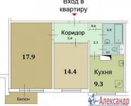 2-комнатная квартира площадью 54 кв.м, Парковая 7-я ул., 16К1 | цена 9 150 000 руб. | www.metrprice.ru