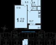 1-комнатная квартира площадью 42 кв.м, Студенческий пр. | цена 2 579 200 руб. | www.metrprice.ru