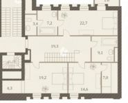 3-комнатная квартира площадью 110 кв.м в ЖК "The Pleasant House", Добрынинский 1-й пер., 8 | цена 39 500 000 руб. | www.metrprice.ru