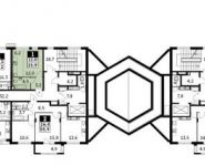 1-комнатная квартира площадью 25.9 кв.м, Римский проезд, д.5стр1 | цена 2 799 790 руб. | www.metrprice.ru