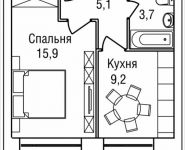 1-комнатная квартира площадью 34 кв.м, 3-й Силикатный проезд, вл. 4, корп. 2 | цена 6 727 455 руб. | www.metrprice.ru