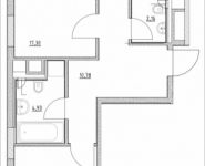 2-комнатная квартира площадью 62 кв.м, Лазоревый пр., 3 | цена 12 355 794 руб. | www.metrprice.ru