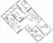 4-комнатная квартира площадью 185 кв.м, Погодинская улица, 2/3 стр 1,2,3,4, корп.1 | цена 122 734 800 руб. | www.metrprice.ru