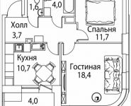 2-комнатная квартира площадью 57 кв.м, Золоторожский Вал, 11, стр. 9, корп.9 | цена 12 382 400 руб. | www.metrprice.ru