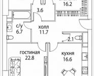 3-комнатная квартира площадью 97 кв.м, Золоторожский Вал, 11, стр. 9, корп.1 | цена 22 264 000 руб. | www.metrprice.ru