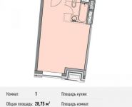 1-комнатная квартира площадью 28 кв.м, Береговой пр., ВЛ5 | цена 5 175 000 руб. | www.metrprice.ru