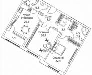 2-комнатная квартира площадью 97 кв.м, Погодинская улица, 2/3 стр 1,2,3,4, корп.1 | цена 57 236 725 руб. | www.metrprice.ru