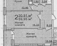 2-комнатная квартира площадью 60 кв.м в ЖК "Геолог", Геологов ул. (Опалиха мкр), 17 | цена 6 500 000 руб. | www.metrprice.ru