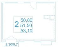 2-комнатная квартира площадью 53 кв.м, Берёзовая аллея, 19Ас1 | цена 7 000 000 руб. | www.metrprice.ru