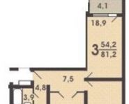 3-комнатная квартира площадью 81 кв.м, Шелепихинское ш., 13К4 | цена 19 790 000 руб. | www.metrprice.ru