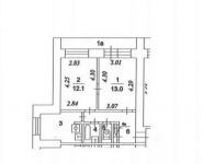 2-комнатная квартира площадью 49 кв.м, Большой Саввинский переулок, 19 | цена 14 800 000 руб. | www.metrprice.ru
