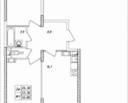 2-комнатная квартира площадью 56.8 кв.м, Дружбы, 39 | цена 5 112 000 руб. | www.metrprice.ru