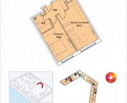 1-комнатная квартира площадью 46 кв.м, Шелепихинская набережная, влд 34, корп.7 | цена 11 553 600 руб. | www.metrprice.ru